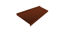 Отлив простой 250 0,45 PE с пленкой RAL 3009 оксидно-красный (2м)