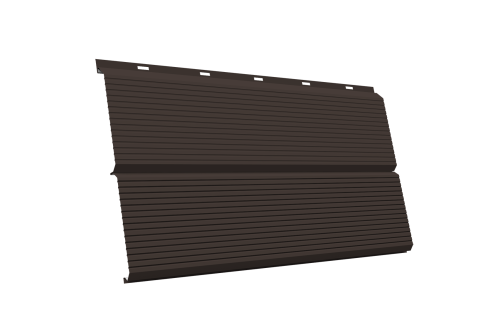 ЭкоБрус 0,345 Gofr GL 0.45 PE с пленкой RR 32 темно-коричневый