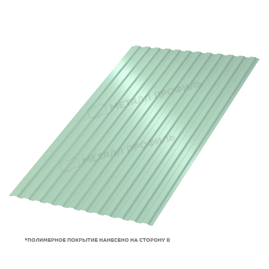 Профнастил МП10 x 1100 B PURMAN 20 Tourmalin 0,5 мм