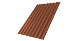 Профнастил С20R 0.45 Drap ST RAL 8004 терракота