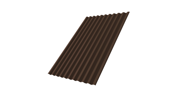 Профнастил С21R 0.45 Drap ST RAL 8017 шоколад