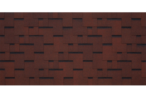 Черепица гибкая Tegola Sanremo rosso 402 (красный)