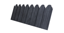 Профнастил C10B фигурный 0.45 Print Premium Grey Wood TwinColor