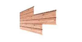 Сайдинг Металл Профиль Lбрус-XL-В-14х335 (ECOSTEEL_T-12-Золотой Орех-0.45)