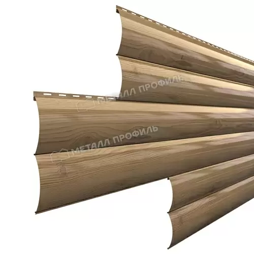 Сайдинг Металл Профиль Woodstock-Н-28х330 (ECOSTEEL-01-Сосна-0.5)