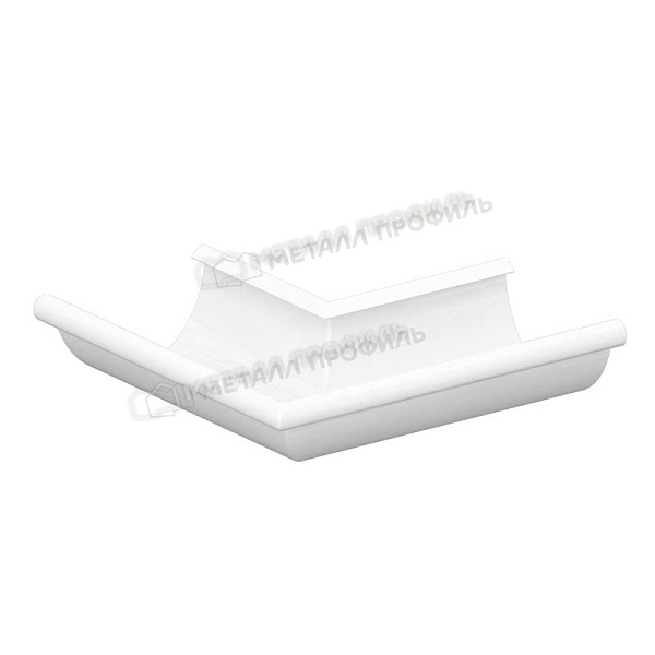 Угол желоба наружный Металл Профиль Foramina PUR D150 RAL 9010