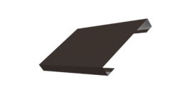 Ламель лицевая 150 забора жалюзи Texas 0.5 Drap TX RR 32 темно-коричневый