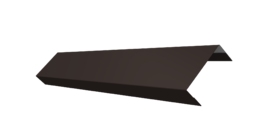 Ламель обратная 50 забора жалюзи Texas 0.5 Satin Matt с пленкой RR 32 темно-коричневый