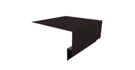 Планка околооконная сложная Экобрус Grand Line 200х75х25 0,5 Drap TX RAL 9005 черный (3м)