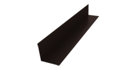 Угол внутренний 50х50 0,45 Drap TX RR 32 темно-коричневый (3м)