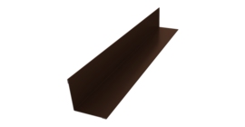 Угол внутренний 50х50 0,5 Satin Matt RAL 8017 шоколад (2м)