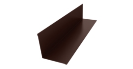 Угол внутренний 110х110 0,45 Drap RAL 8017 шоколад (2м)