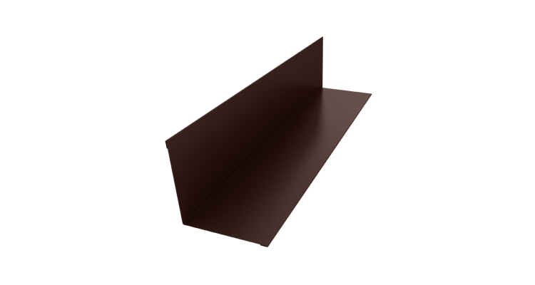 Угол внутренний 110х110 0,5 Satin Matt RAL 8017 шоколад (2м)