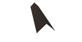 Угол внешний 110х110 0,45 PE с пленкой RR 32 темно-коричневый (2м)