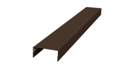 Крышка 30х15 жалюзи Texas 0,5 Drap TX RAL 8017 шоколад (2м)