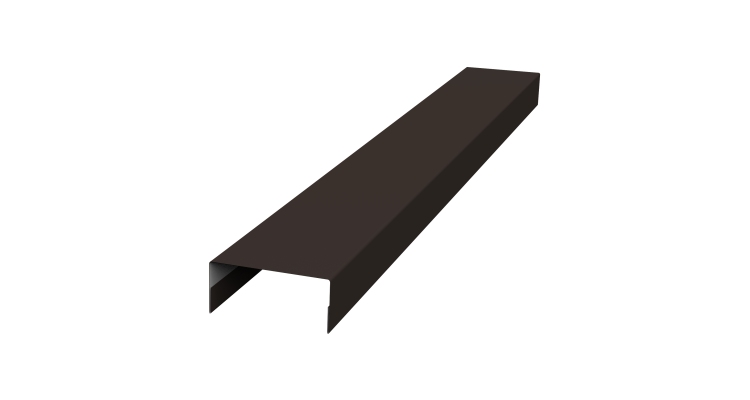 Крышка 30х20 жалюзи Texas 0,45 Drap ST RR 32 темно-коричневый (2м)