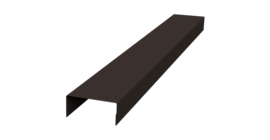 Крышка 30х20 жалюзи Texas 0,5 Drap RR 32 темно-коричневый (2,5м)