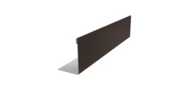 Нащельник 125 Texas 25х35 0,5 Satin Matt TX RR 32 темно-коричневый (L1,5)