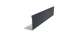 Нащельник 150 Texas 25х35 0,5 PurLite Matt RAL 7024 мокрый асфальт (L1,5)