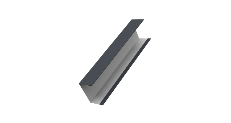 Крышка жалюзи Milan,Tokyo 0,5 Satin RAL 7024 мокрый асфальт (3м)