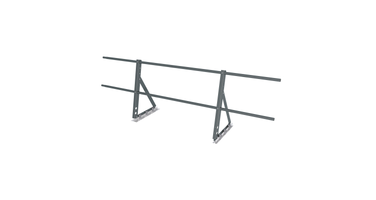 Ограждение кровельное на фальц Optima 0,65х2м RAL 7005